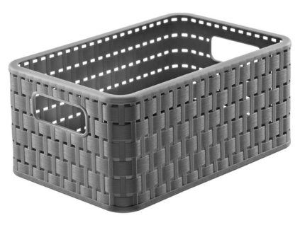 koš-box  6,0l antracit COUNTRY A5, 28x18,5x12,6, plast