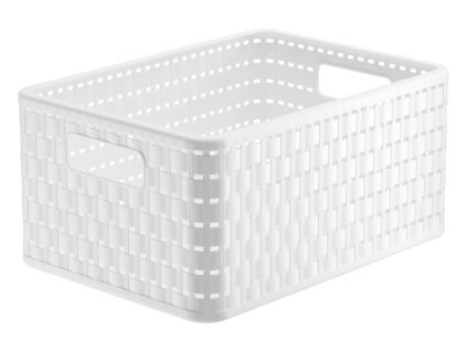 koš-box 11,0l bílý COUNTRY A5+, 32,8x23,8x16, plast