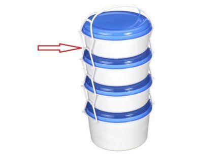 ND-šňůra jídl.4x1,0l nebo 3x1,0l+1,9l KOMBI, plast