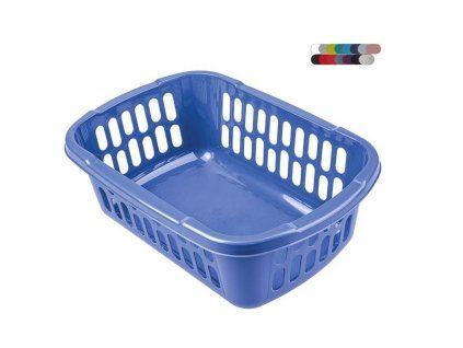 košík 34x24x11,5cm, AŹUR velký, mix, plast