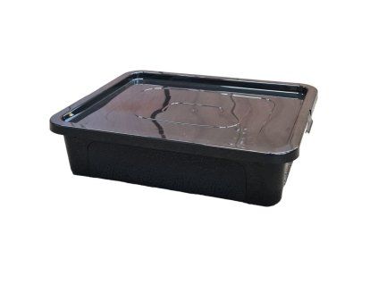 box 10,0l+víko, plný, 40x33x10cm, MIX-RASTR, MULTIBOX, plast