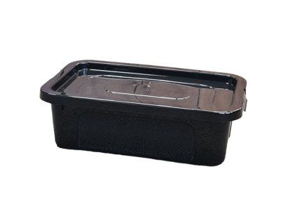 box  4,5l+víko, plný, 33x20x10cm, MIX-RASTR, MULTIBOX, plast
