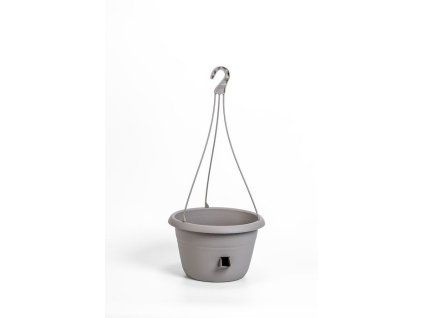 žardinka d25cm TAUPE SIESTA plast.závěs, samoz.