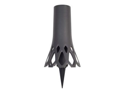váza d10x34,5cm ROSETA 1,3l ANTRACIT zapichovací