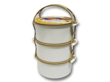 jídlonosič 3D (3x1,5l) BALENÝ ve fólii, plast