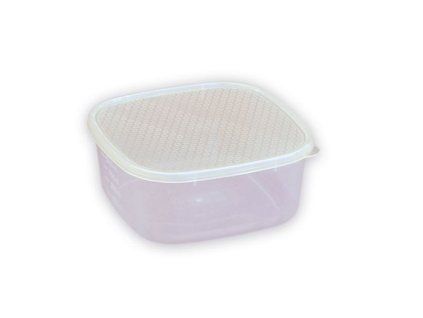 box  1,20l hranatý s měrkou, 17x17x7cm, plast