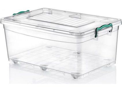 box 50l MULTI, 59x39x32,5cm, s kolečky, vysoký, plast