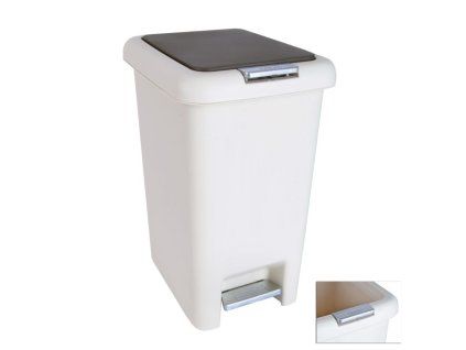 koš odp.15l DUST pedál, 32x23x40cm, plast