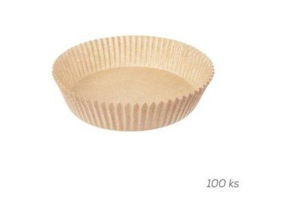 forma d16cm, 100ks, do horkovzd.fritézy, hnědá, papír