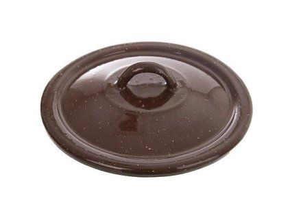 poklice d16cm, BROWN, smalt