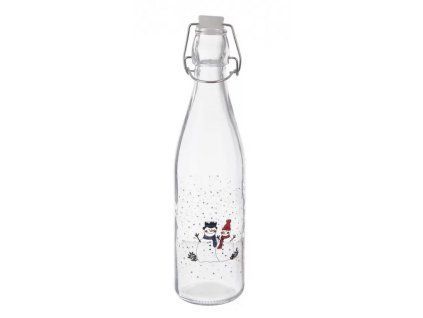 láhev 0,52l SNĚHULÁK patent.uz., sklo