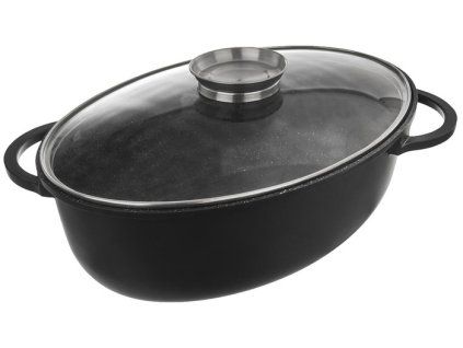pekáč 43x30x19cm GRANDE Aroma, indukce, poklice sklo