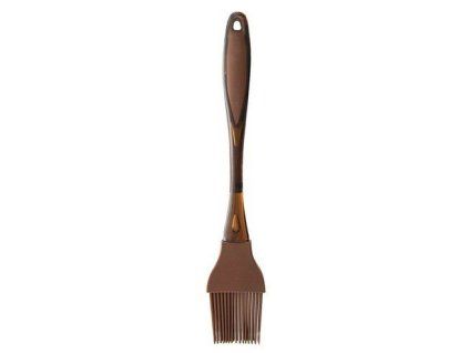 mašlovačka 22cm HNĚDÁ, silikon/plast