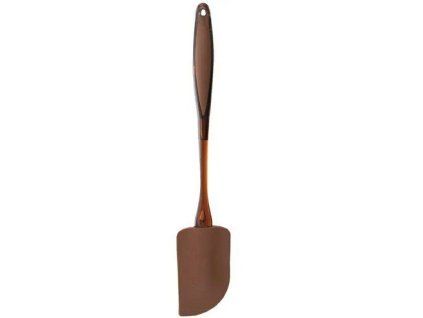 stěrka 29,5cm hnědá, silikon/plast
