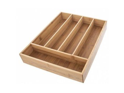příborník 35x26x4,8cm, 5přihrádek, bambus