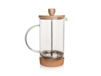 konvice 0,40l CORK, COFFEE MAKER, sklo/NR/bambus