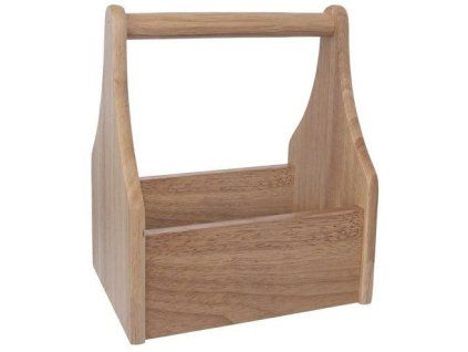 stojan 19x13,5x23,5cm na kořenky, odnosný, gum.dřevo