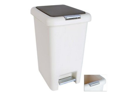 koš odp.20l DUST pedál, 34x25x43cm, plast