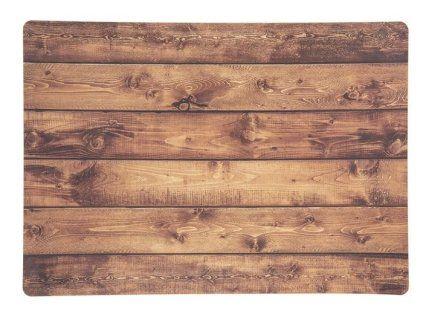 prostírání 43x30cm, DŘEVO tmavé, plast