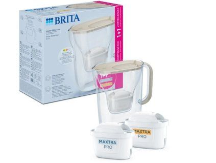 konvice BRITA 2,4l Style Essential písková+2ks filtrů (PO+PL)
