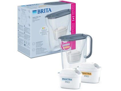 konvice BRITA 2,4l Style Essential šedomodrá+2ks filtrů (PO+PL)