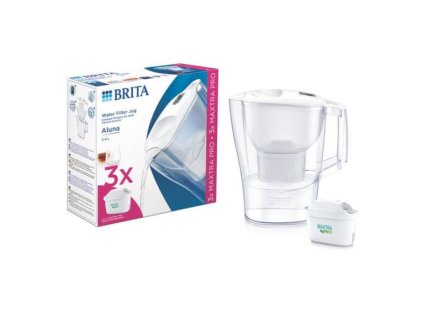 konvice BRITA 2,4l Aluna bílá + 3x MX Pro PO
