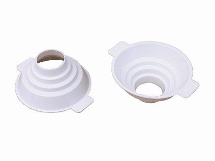 nálevka D3,5-10cm, výška 4,5cm, zavař.,malá, plast