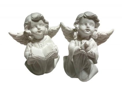 ANDĚL s knihou, 8x5x4cm, polyresin