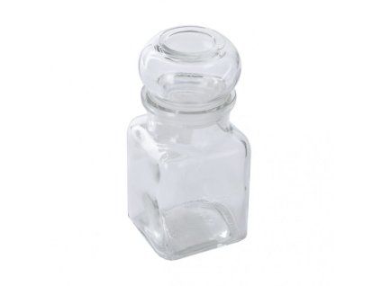 dóza 150ml TK150/2, 5,5x5,5x12cm, sklo