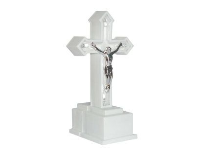 kříž ledový, 15cm, LED osvětlení