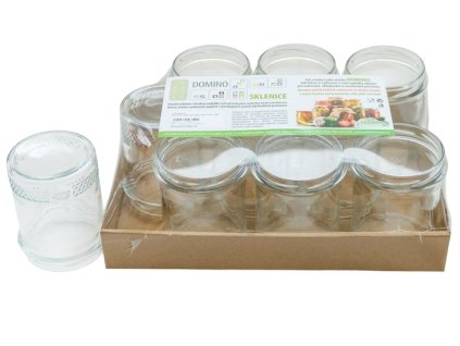 sklen.zavař. 400ml- 9ks-VČELA-MED, STURZ, TO82 *8/26