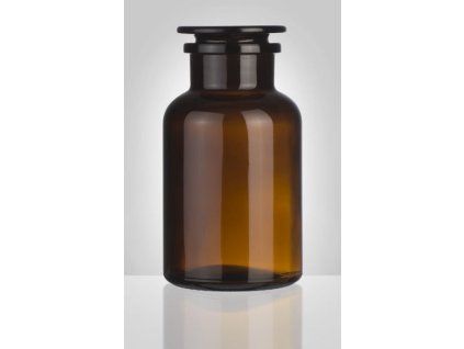 dóza-prachovnice 1000ml-kul.hnědá, zabr.víko, sklo