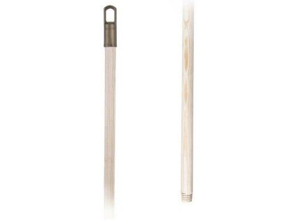 hůl 120cm x d30mm, LUX hrubý závit, násada dřevěná