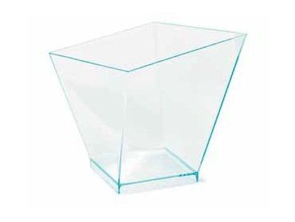 pohárek 180ml 4boký Charme 72x72x76mm,plast