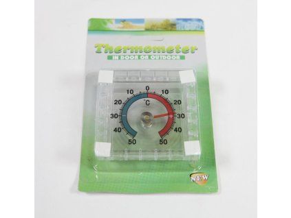 teploměr  7,5x7,5cm univ., -50°C+50°C, samolep.