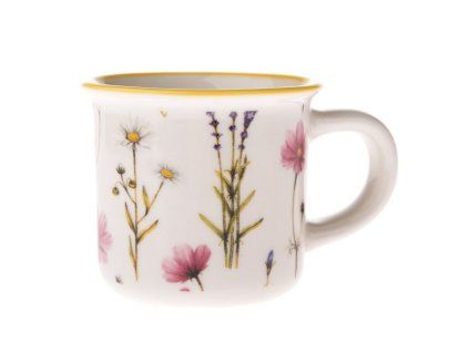 hrnek  70ml-1ks-KVÍTÍ, d 5,8x5,0cm, porcelán