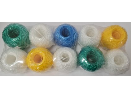 motouz 100g PP,  50m, dTEX 20000, CZ, barevný