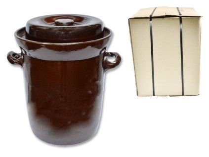 zelák 15l+víko (24,5/26,5cm), KART.OBAL, keramika