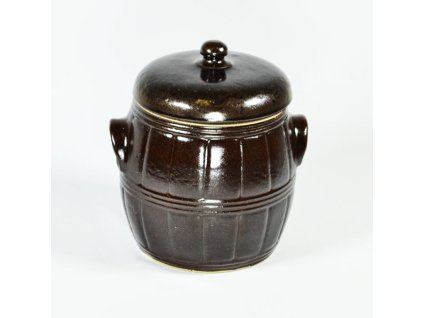 soudek 1,5l+víko, v.13,5cm, d13cm, keramika