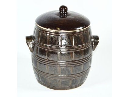 soudek 4,0l+víko, v.20cm, d17cm,  keramika