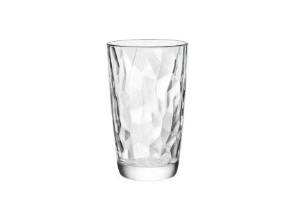 sklen. 470ml, 1ks, DIAMOND čirá, Cooler, Bormioli *20,9,