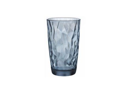 sklen. 470ml, 1ks, DIAMOND modrá, Bormioli