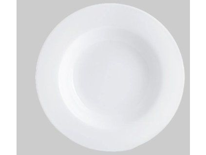 talíř d23,7 hluboký, PURE Premium, silný, bílý porcelán