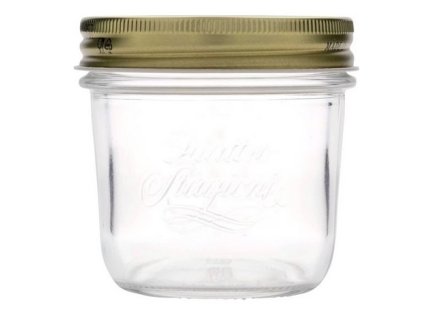 sklen.zavař. 200ml-4ks-QUATTRO ST., víčko kov