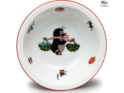 miska d16cm KRTEK a kaštany, 2967700, červ.linka, čes.porcelán