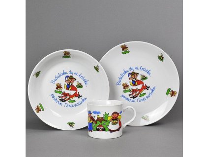 soupr. 3díl. BUDULÍNEK, děts.jídel., porcelán