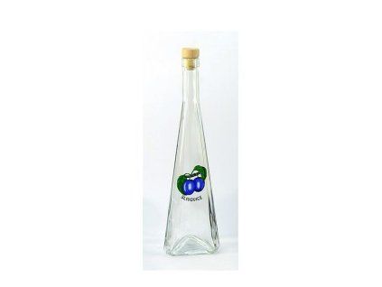 láhev 0,5 l Jehlan, ŠVESTKY, uz.19 dřevo