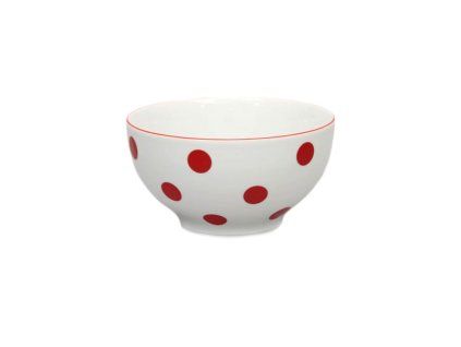 miska d14,5cm polév.červ.puntík-1.jak.THUN,porcelán