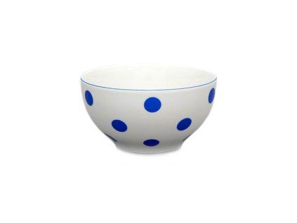 miska d14,5cm polév.modrý puntík-1.jak.THUN,porcel.