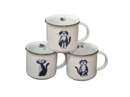 hrnek 250ml TINA - KOČKA S3437, čes.porcelán
